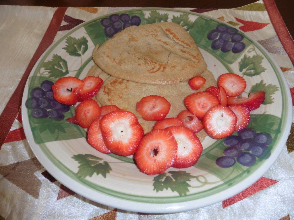 Pancakes and Strawberries